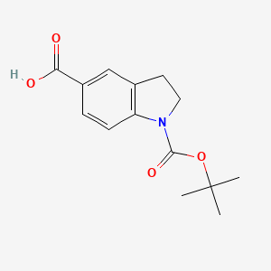 1-(Tert-butoxycarbonyl)indoline-5-carboxylic acid
