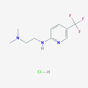 2-(2-Dimethylaminoethyl)amino-5-(trifluoromethyl)pyridine hydrochloride