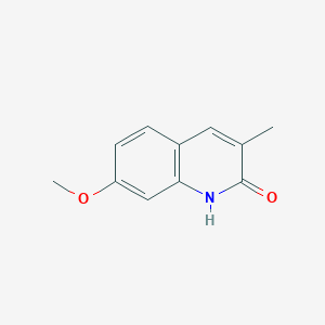 molecular formula C11H11NO2 B2449763 7-Methoxy-3-methylquinolin-2(1H)-one CAS No. 913613-84-0
