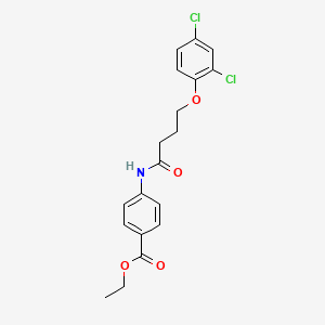 Ethyl 4-{[4-(2,4-dichlorophenoxy)butanoyl]amino}benzoate
