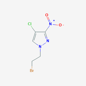 1-(2-bromoethyl)-4-chloro-3-nitro-1H-pyrazole