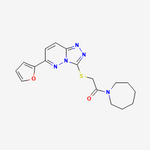 3-[(2-Azepan-1-yl-2-oxoethyl)thio]-6-(2-furyl)[1,2,4]triazolo[4,3-b]pyridazine