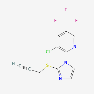 3-chloro-2-[2-(2-propynylsulfanyl)-1H-imidazol-1-yl]-5-(trifluoromethyl)pyridine