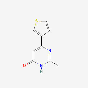 2-Methyl-6-(thiophen-3-yl)pyrimidin-4-ol