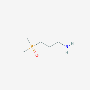 molecular formula C5H14NOP B2449837 3-Dimethylphosphorylpropan-1-amine CAS No. 35790-17-1