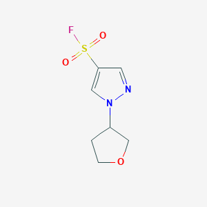 1-(Oxolan-3-yl)pyrazole-4-sulfonyl fluoride