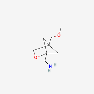[4-(Methoxymethyl)-2-oxabicyclo[2.1.1]hexan-1-yl]methanamine