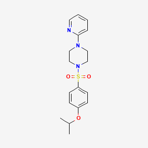 1-((4-(Isopropoxy)phenyl)sulfonyl)-4-(2-pyridyl)piperazine