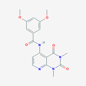 N-(1,3-dimethyl-2,4-dioxo-1,2,3,4-tetrahydropyrido[2,3-d]pyrimidin-5-yl)-3,5-dimethoxybenzamide