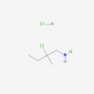 2-Chloro-2-methylbutan-1-amine;hydrochloride