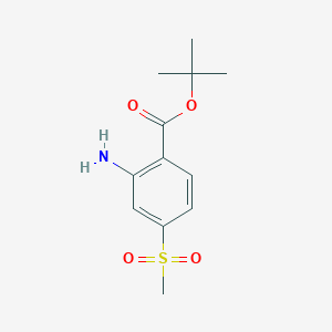 B2449870 tert-Butyl 2-amino-4-(methylsulfonyl)benzoate CAS No. 2248353-55-9