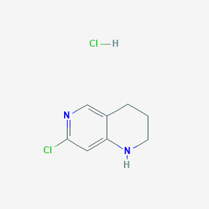 7-Chloro-1,2,3,4-tetrahydro-1,6-naphthyridine;hydrochloride