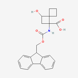 3-(9H-Fluoren-9-ylmethoxycarbonylamino)-1-hydroxyspiro[3.3]heptane-3-carboxylic acid