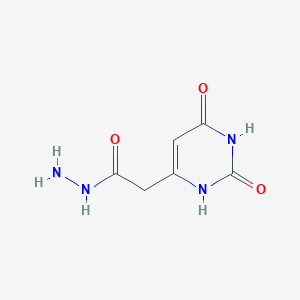 2-(2,6-Dioxo-1,2,3,6-tetrahydropyrimidin-4-yl)acetohydrazide