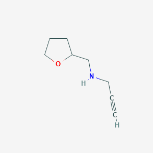 molecular formula C8H13NO B2449915 N-(oxolan-2-ylmethyl)prop-2-yn-1-amine CAS No. 892596-60-0
