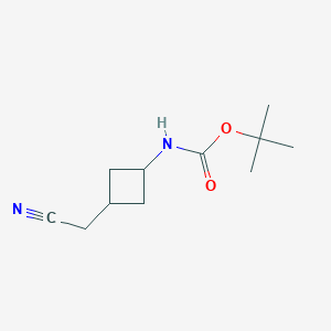 tert-butyl N-[3-(cyanomethyl)cyclobutyl]carbamate