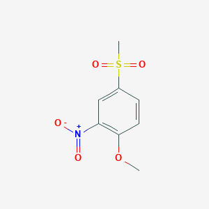 molecular formula C8H9NO5S B2449958 4-Methanesulfonyl-1-methoxy-2-nitrobenzene CAS No. 20945-69-1