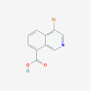 molecular formula C10H6BrNO2 B2449959 4-Bromoisoquinoline-8-carboxylic acid CAS No. 1823254-04-1