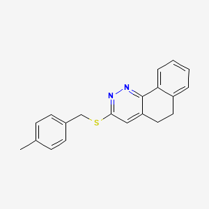 5,6-Dihydrobenzo[h]cinnolin-3-yl 4-methylbenzyl sulfide