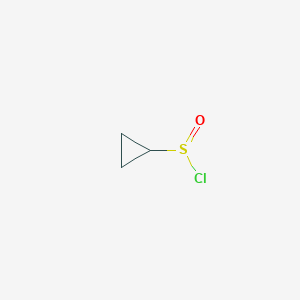 molecular formula C3H5ClOS B2449970 Cyclopropanesulfinyl chloride CAS No. 139631-61-1