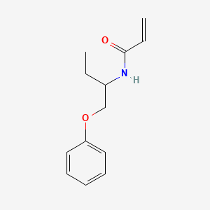 molecular formula C13H17NO2 B2449984 N-(1-Phenoxybutan-2-yl)prop-2-enamide CAS No. 2305297-47-4