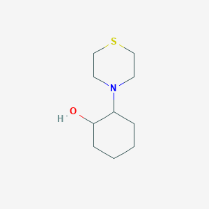 molecular formula C10H19NOS B2449992 2-Thiomorpholinocyclohexan-1-ol CAS No. 1179877-00-9