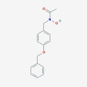 N-(4-Benzyloxybenzyl)acetohydroxamic acid