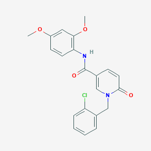 1-(2-chlorobenzyl)-N-(2,4-dimethoxyphenyl)-6-oxo-1,6-dihydropyridine-3-carboxamide