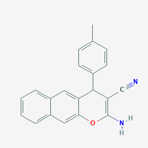 2-amino-4-(4-methylphenyl)-4H-benzo[g]chromene-3-carbonitrile