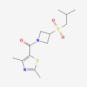 (2,4-Dimethylthiazol-5-yl)(3-(isobutylsulfonyl)azetidin-1-yl)methanone