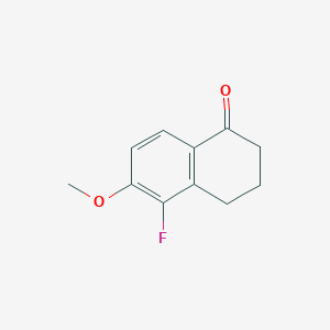 molecular formula C11H11FO2 B2450049 5-Fluoro-6-methoxy-1-tetralone CAS No. 88288-05-5