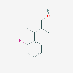 molecular formula C11H15FO B2450051 3-(2-Fluorophenyl)-2-methylbutan-1-ol CAS No. 2248347-57-9
