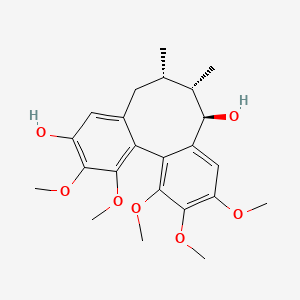 molecular formula C23H30O7 B2450082 Gomisin U CAS No. 135095-46-4