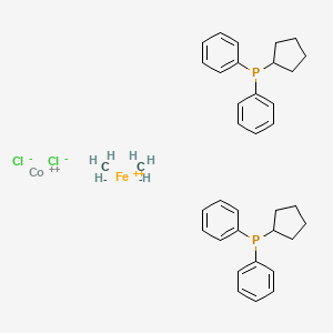 Carbanide;cobalt(2+);cyclopentyl(diphenyl)phosphane;iron(2+);dichloride