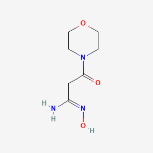 N'-hydroxy-3-(morpholin-4-yl)-3-oxopropanimidamide