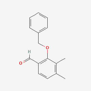 molecular formula C16H16O2 B2450164 2-(Benzyloxy)-3,4-dimethylbenzaldehyde CAS No. 1427020-11-8