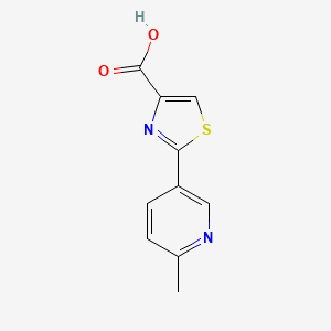 2-(6-Methylpyridin-3-yl)-1,3-thiazole-4-carboxylic acid
