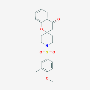 1'-((4-Methoxy-3-methylphenyl)sulfonyl)spiro[chroman-2,4'-piperidin]-4-one