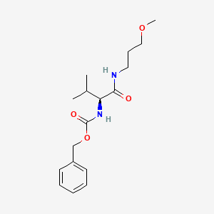 benzyl N-[(2S)-1-(3-methoxypropylamino)-3-methyl-1-oxobutan-2-yl]carbamate