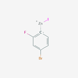 4-Bromo-2-fluorophenylzinc iodide