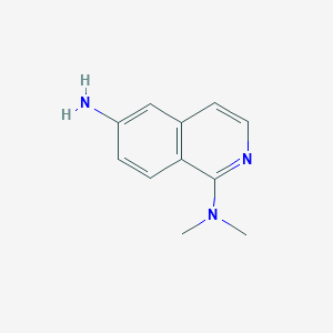 molecular formula C11H13N3 B2450691 N1,N1-dimethylisoquinoline-1,6-diamine CAS No. 1537451-12-9