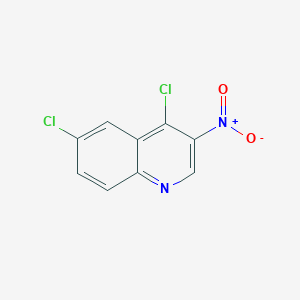 molecular formula C9H4Cl2N2O2 B2450697 4,6-Dichloro-3-nitroquinoline CAS No. 39487-85-9