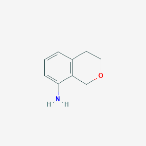 molecular formula C9H11NO B2450764 Isochromane-8-ylamine CAS No. 1391102-05-8