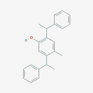 molecular formula C23H24O B024508 4-Methyl-2,5-bis(alpha-methylbenzyl)phenol CAS No. 108959-38-2