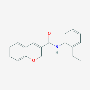molecular formula C18H17NO2 B2450810 N-(2-ethylphenyl)-2H-chromene-3-carboxamide CAS No. 887346-07-8