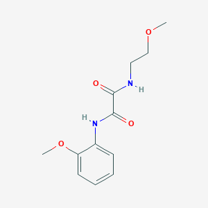 N-(2-methoxyethyl)-N'-(2-methoxyphenyl)ethanediamide