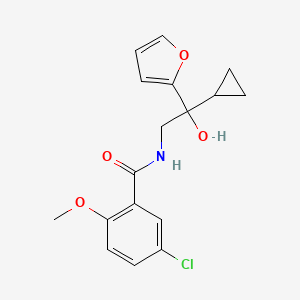 5-chloro-N-(2-cyclopropyl-2-(furan-2-yl)-2-hydroxyethyl)-2-methoxybenzamide