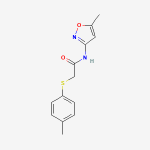 B2450849 N-(5-methyl-1,2-oxazol-3-yl)-2-[(4-methylphenyl)sulfanyl]acetamide CAS No. 403836-42-0