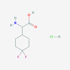 2-Amino-2-(4,4-difluorocyclohexyl)acetic acid hydrochloride