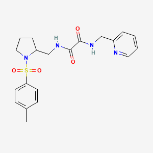 N1-(pyridin-2-ylmethyl)-N2-((1-tosylpyrrolidin-2-yl)methyl)oxalamide
